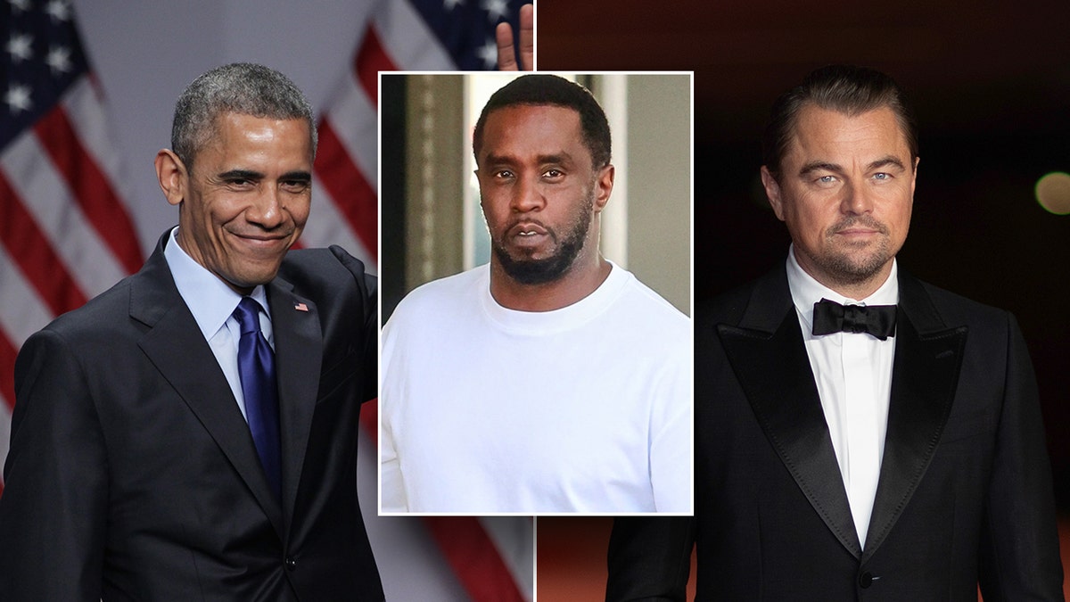 Obama, Diddy and Leonardo DiCaprio