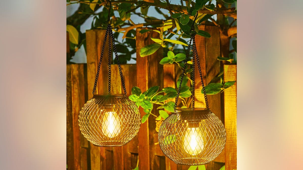 Update your space with these beautiful hanging lanterns.