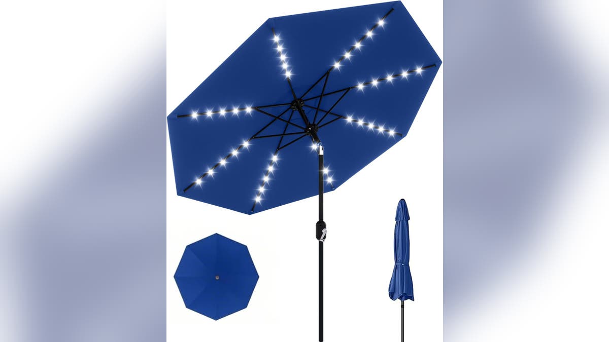 Get good sun coverage with this umbrella.