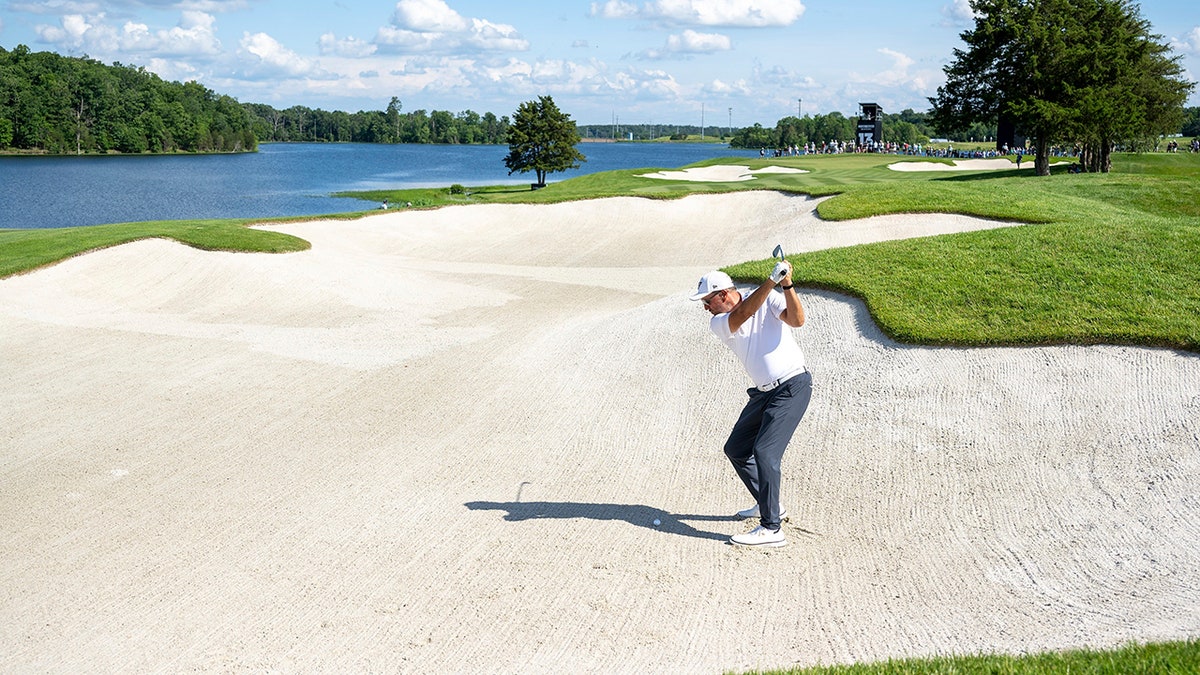 LIV Golf Virginia: Phil Mickelson hits incredible shot 4 Phil Mickelson from the bunker