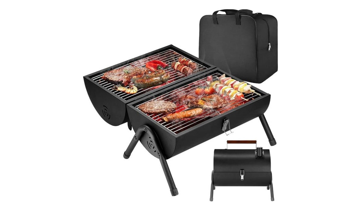 A great grill for camping or taking to the beach.
