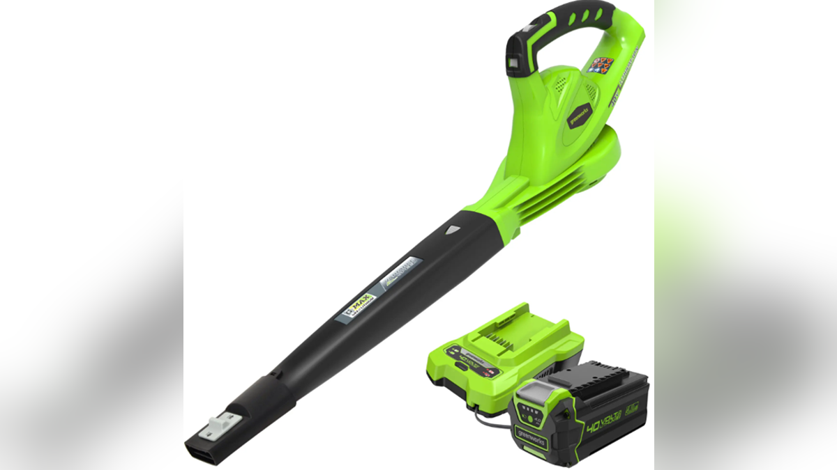Leaf blowing is easier with a lightweight tool.?
