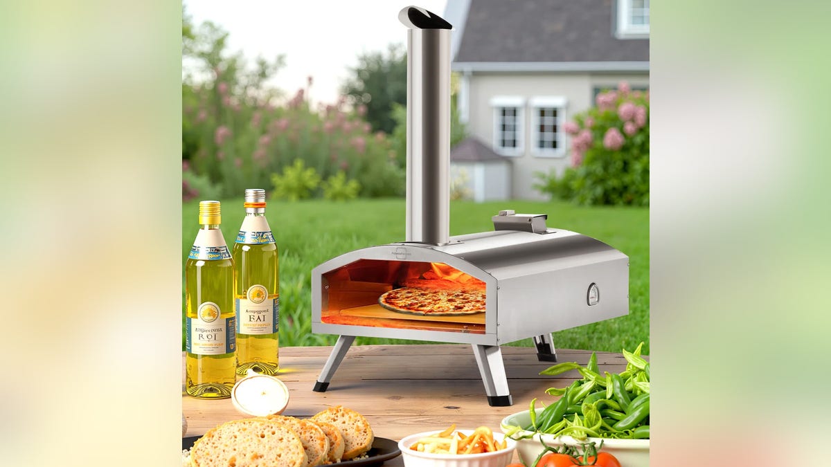 Try a wood-burning pizza oven.