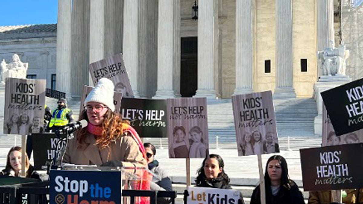 demonstration outside Supreme Court