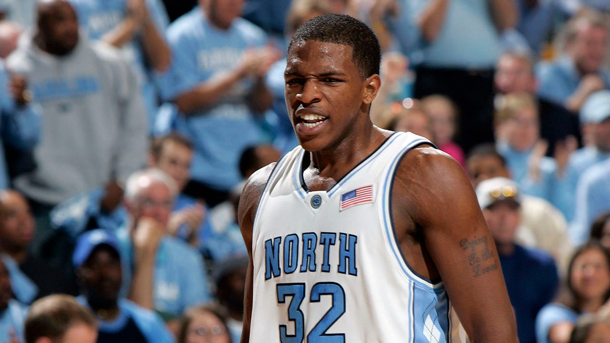 Rashad McCants reacts on court