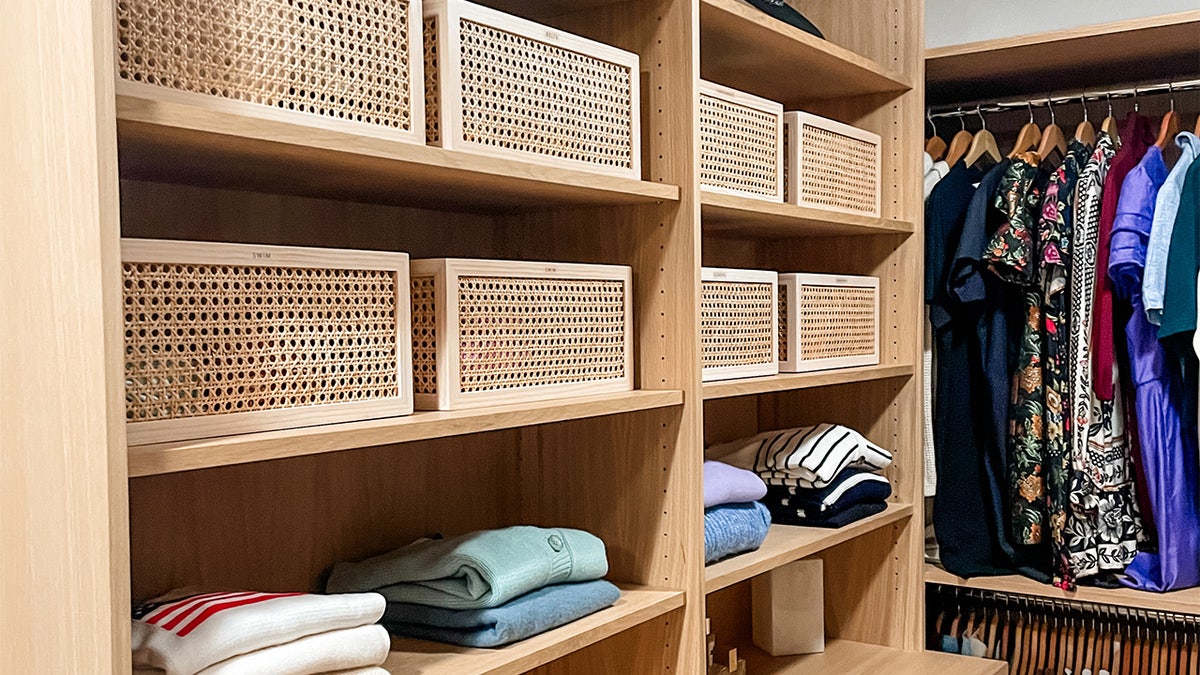 Ria Safford reorganizes closet and other parts of people's homes