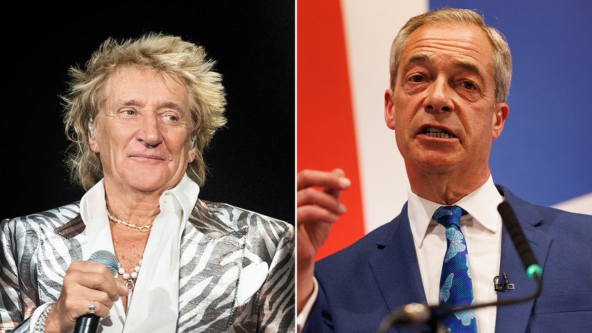 Split Rod Stewart and Nigel Farage