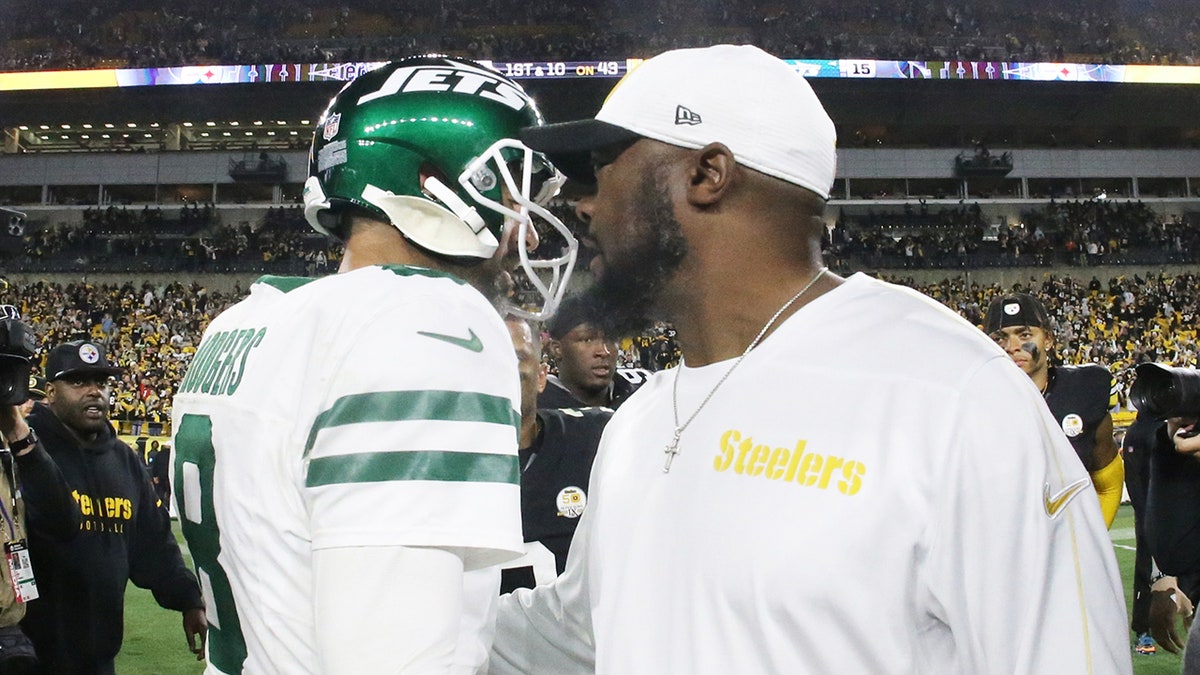 Aaron Rodgers and Mike Tomlin