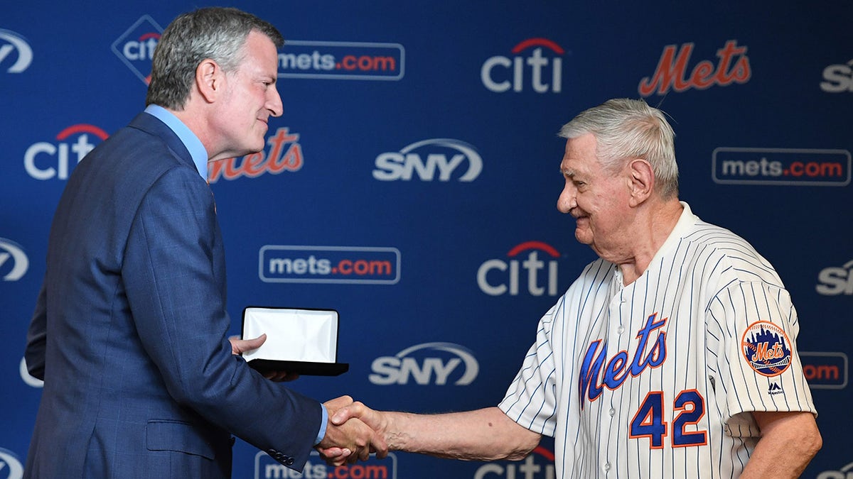 Ron Taylor and Bill de Blasio