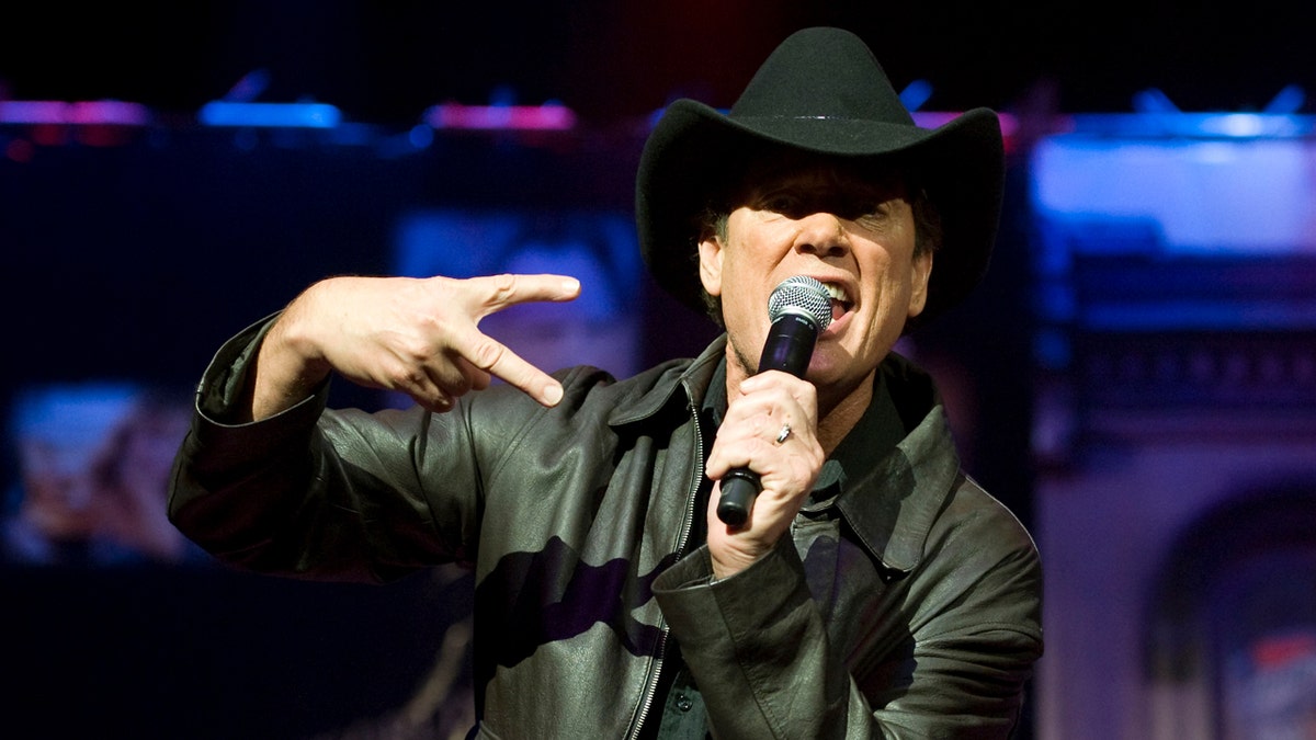Ronnie McDowell performs astatine the Ryman Auditorium