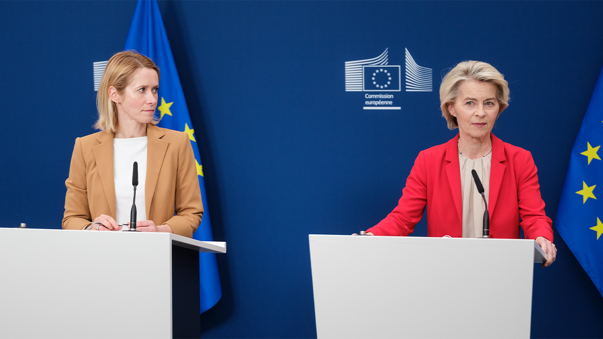 Ursula von der Leyen and Kaja Kallas