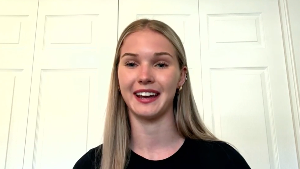 Oregon girls' track athlete Alexa Anderson.