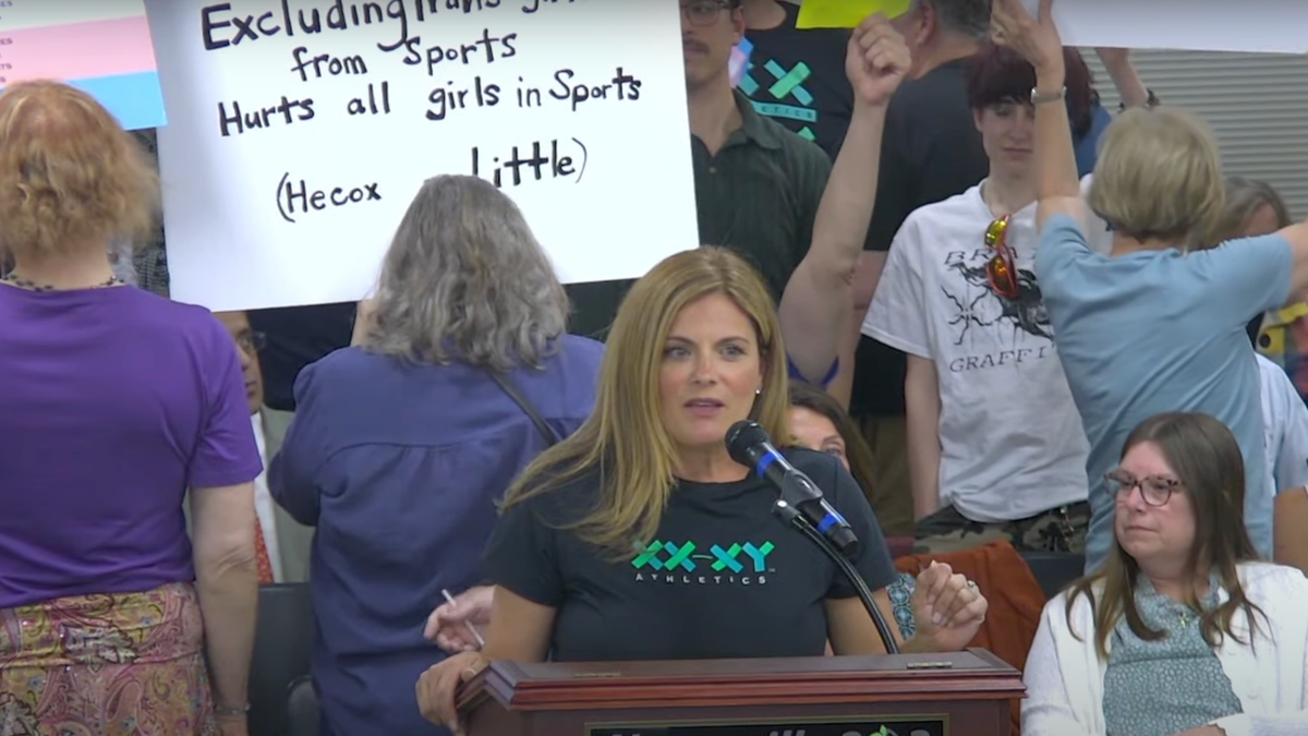 A Naperville, Illinois, school board meeting saw tension over trans athletes for the second meeting in a row.