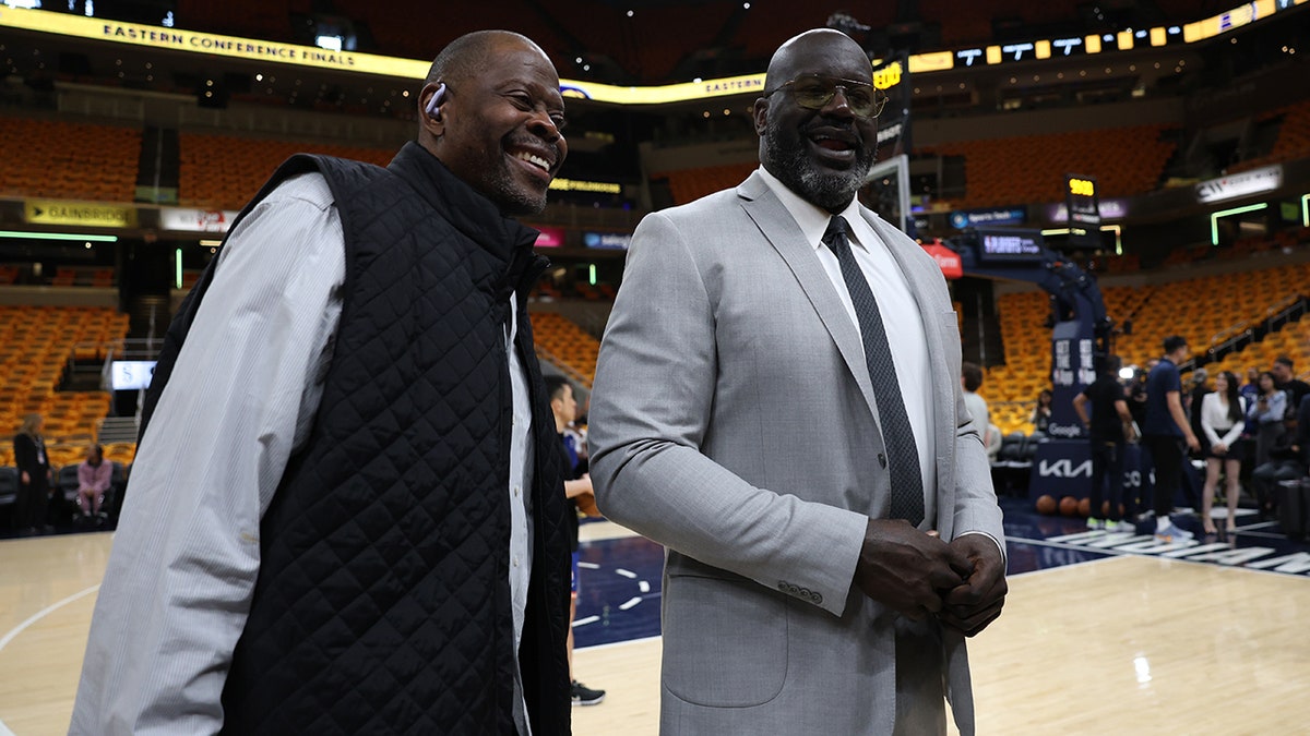 Patrick Ewing and Shaquille O'Neal