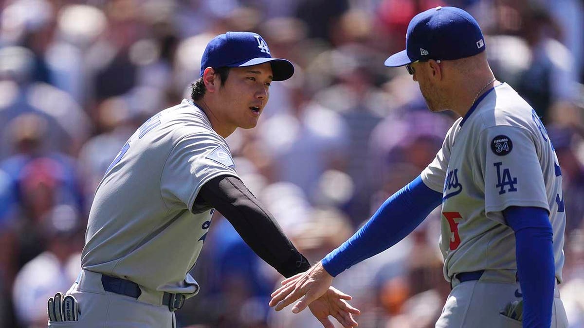 Shohei Ohtani and Freddie Freeman