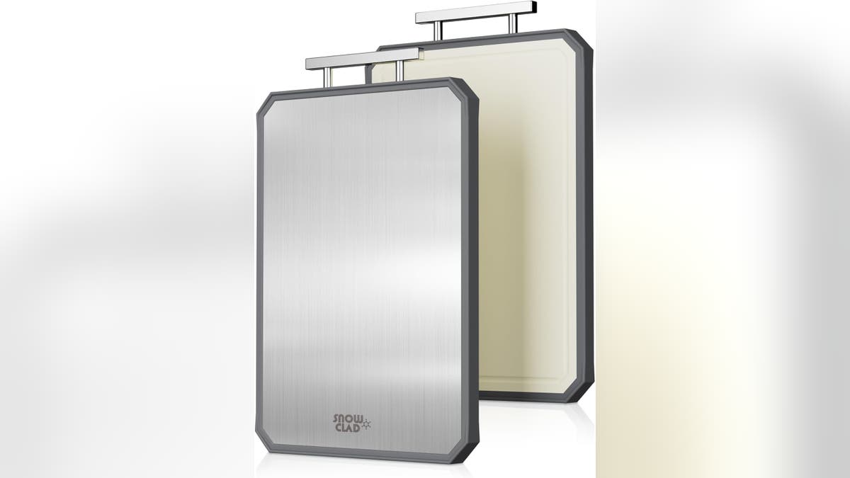 Stainless steel boards are perfect for handling meats.