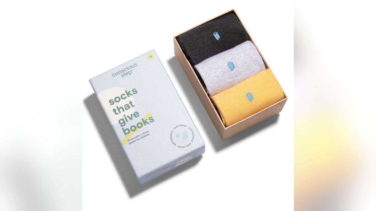 These socks will help fund children's education.