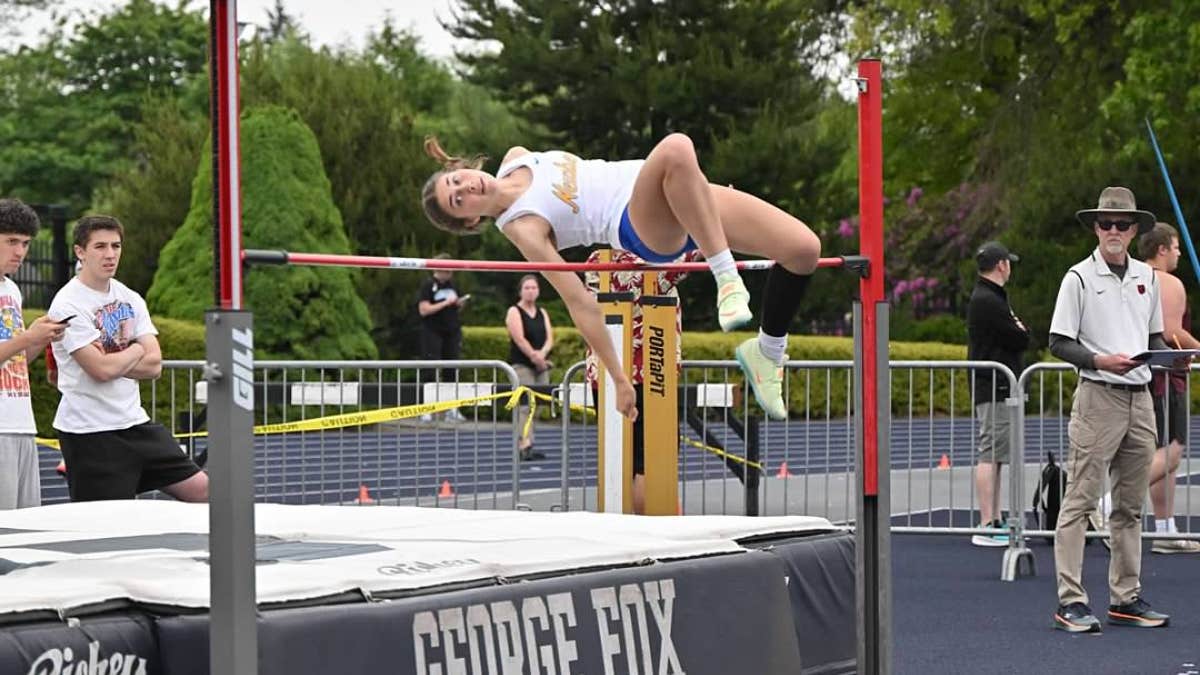 Oregon girls' track and field athlete Sophia Carpenter.