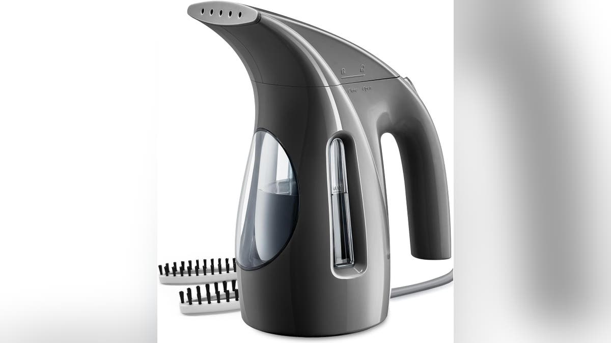 Use a steamer to ease wrinkles from clothing.