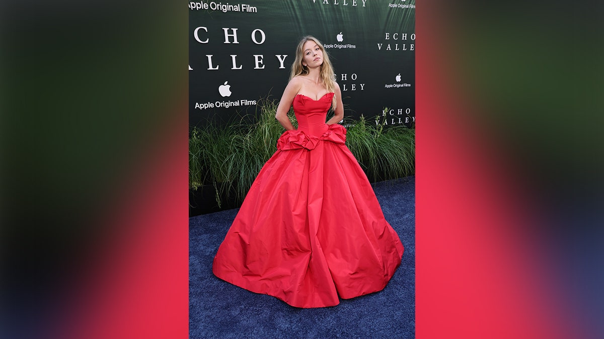 Sydney Sweeney at the premiere of Echo Valley