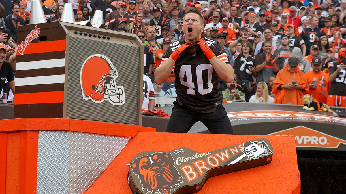 The Miz at a Browns game