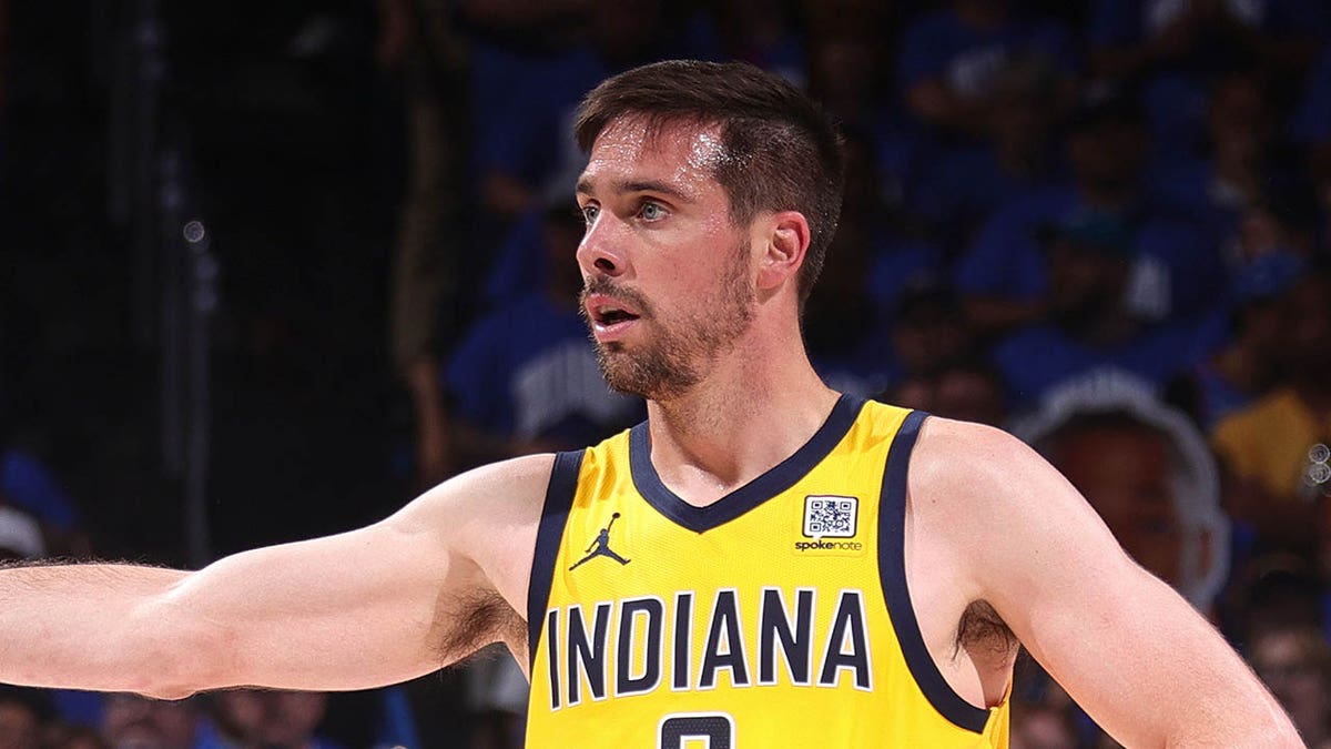T.J. McConnell on court
