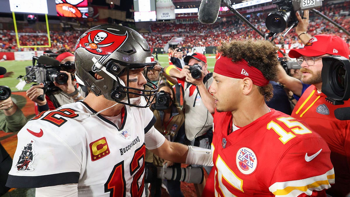 Tom Brady and Patrick Mahomes
