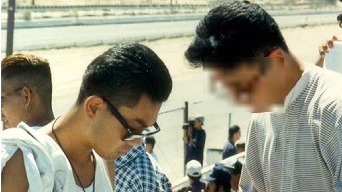tony moon, "rooftop Korean" from the LA Riots in 1994 wearing white tank top