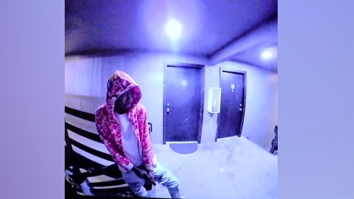 Armed crew of nine members of suspect gangs of Tren of Aragua in a complex of colorado apartments