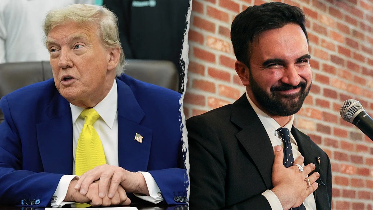 President Trump and NYC Democratic mayoral candidate Zohran Mamdani
