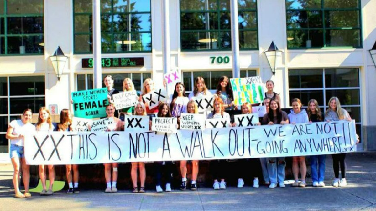 Girls at Tumwater High School