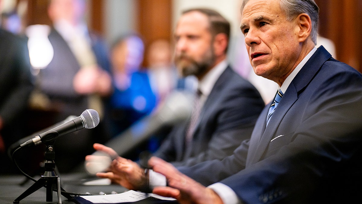 Texas Gov. Greg Abbott in April 2025