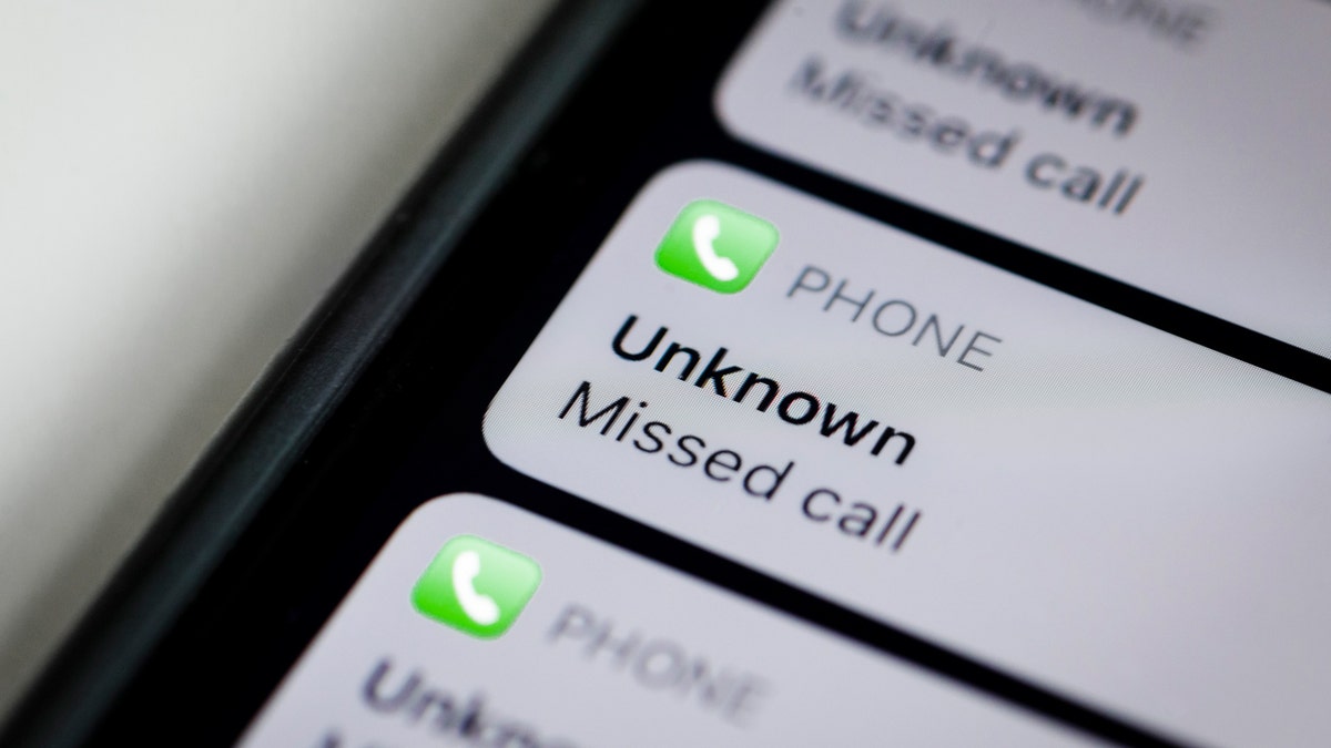 Unknown caller telephone display