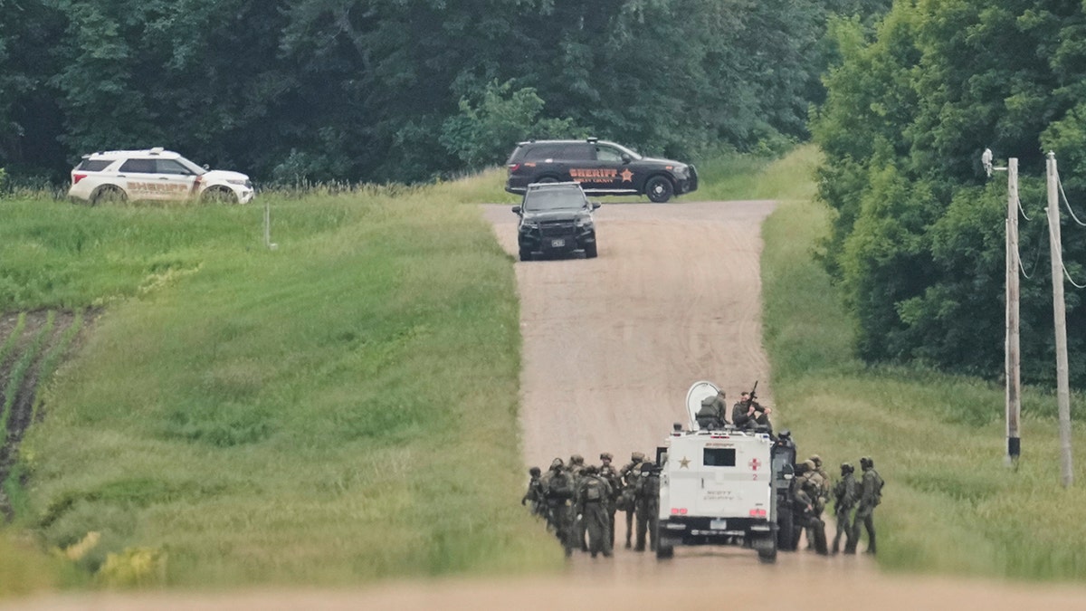 Law enforcement agencies searching for wooded areas