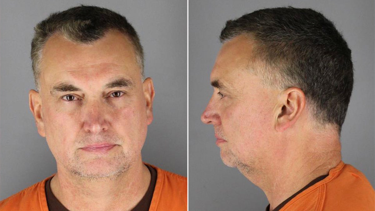 Split image of Vance Boelter mugshot