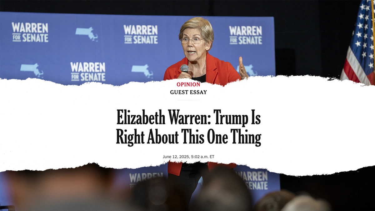 Sen. Warren pens op-ed for NYT