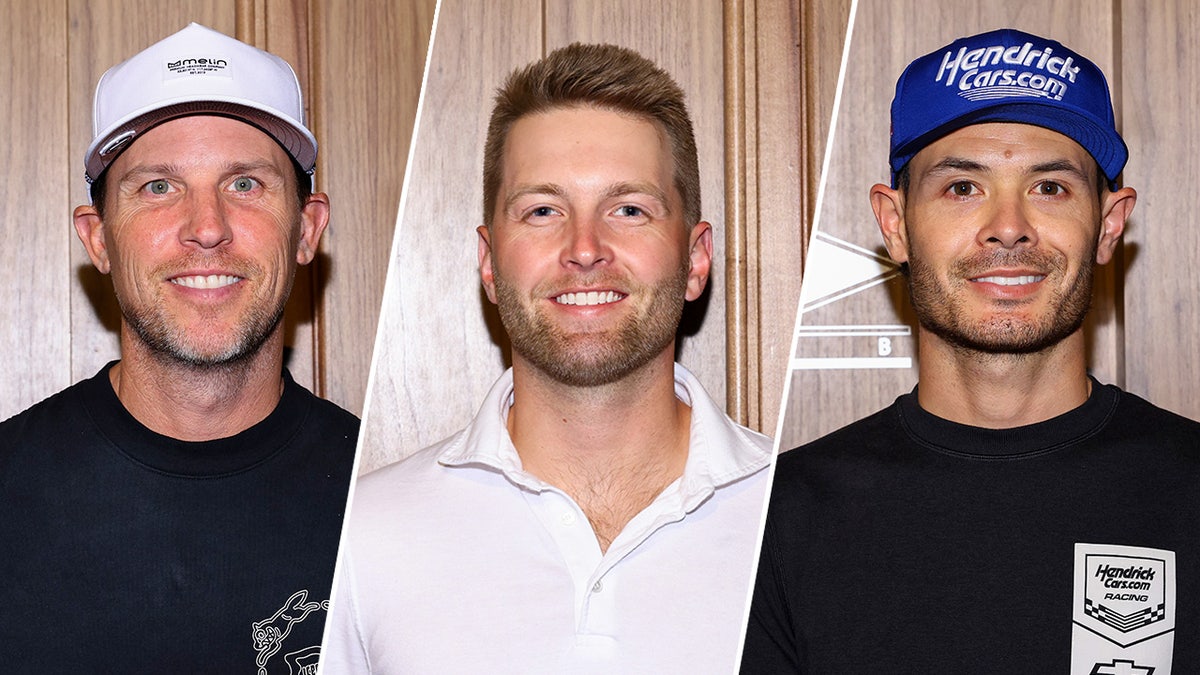William Byron, Denny Hamilin, and Kyle Larson
