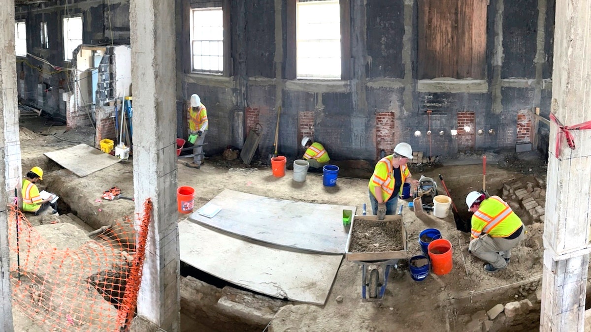 William & Mary archaeologists uncover a instauration from nan 1700s that erstwhile held nan nation's oldest surviving schoolhouse for Black children successful 2025, successful Williamsburg, Va.