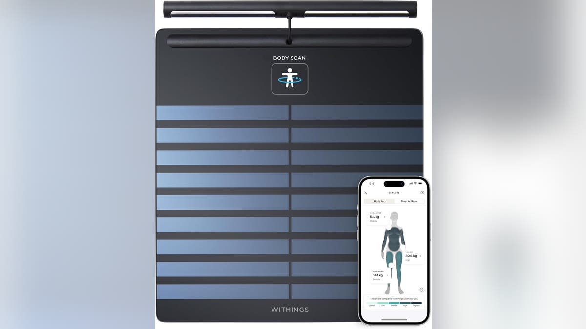 Give him a better look at his health on a smart scale. 