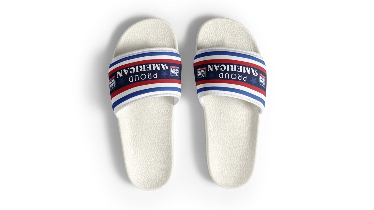 These sandals slide on and off easily.