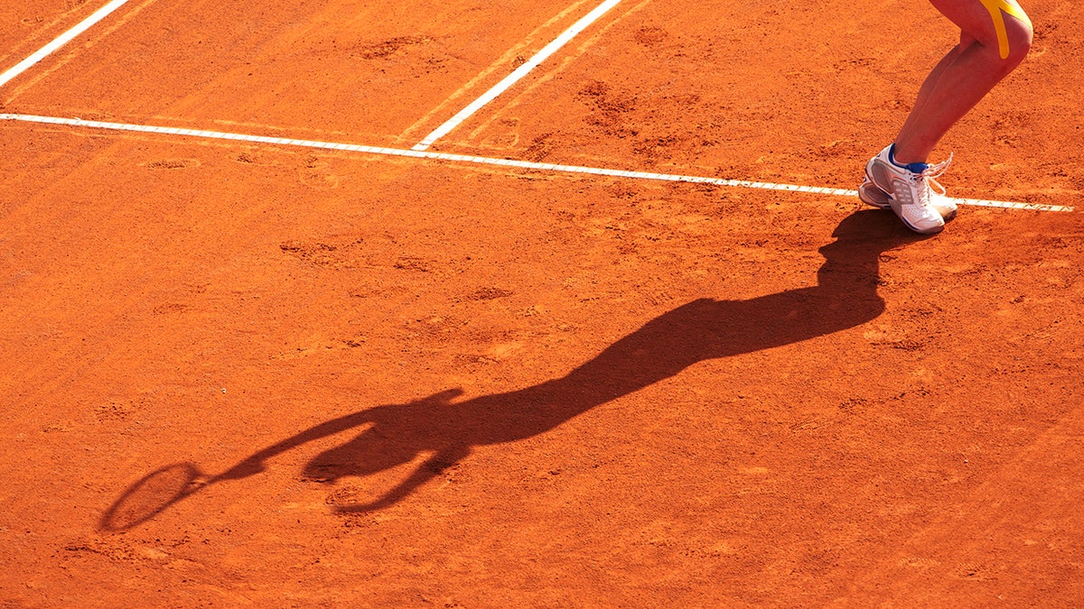 Clay tennis court