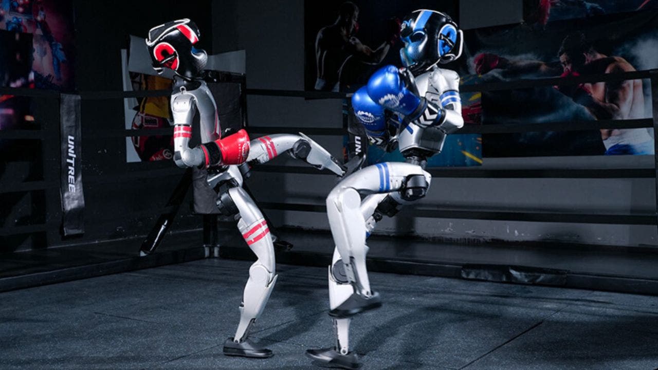 Robot fighters battle in China as humans compete for Iron Fist King championship