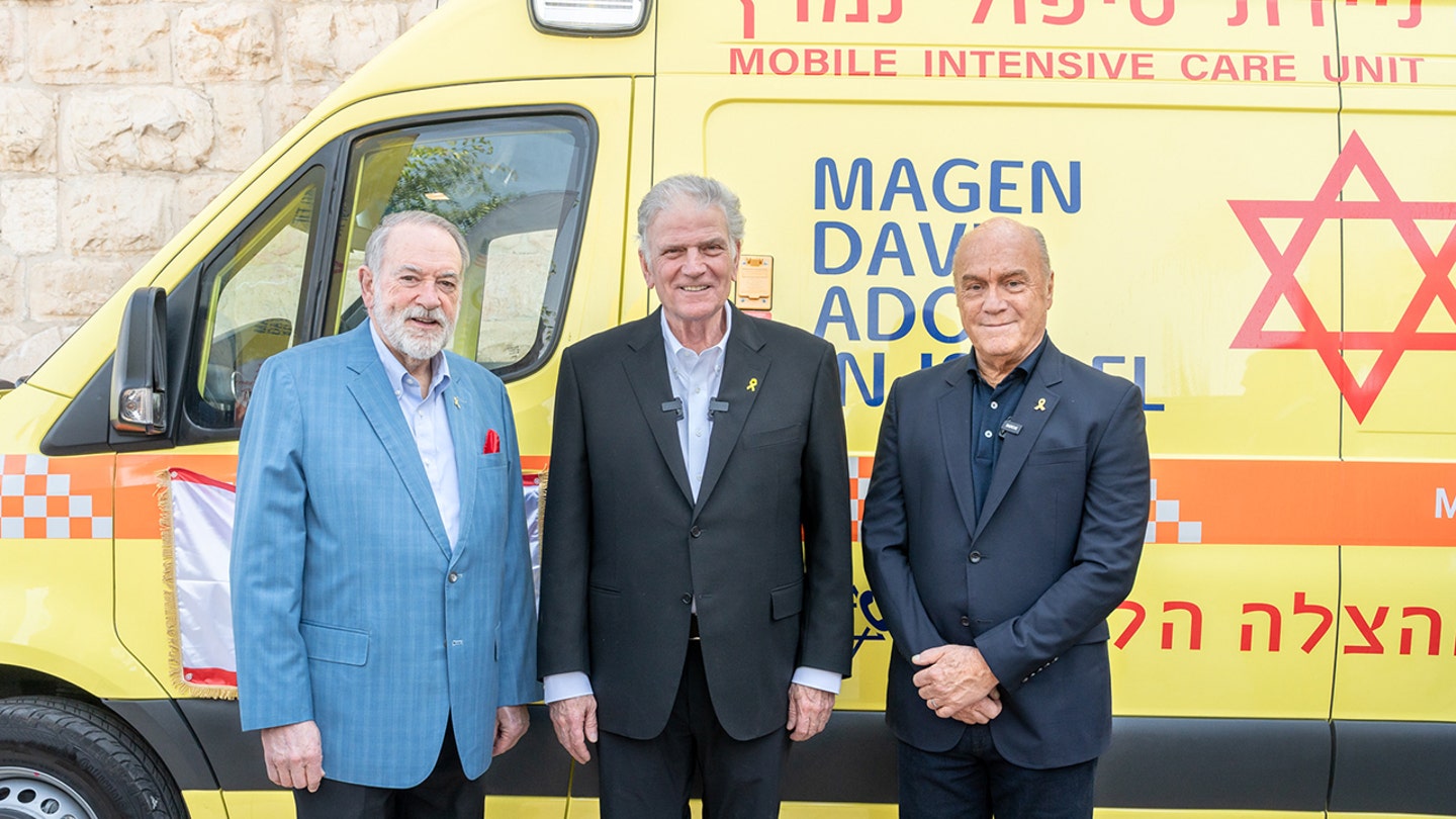 EXCLUSIVE: Franklin Graham leads ceremony as Samaritan’s Purse gives armored ambulance to Israel