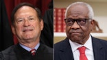 Left: Supreme Court Justice Samuel Alito; Right: Supreme Court Justice Clarence Thomas