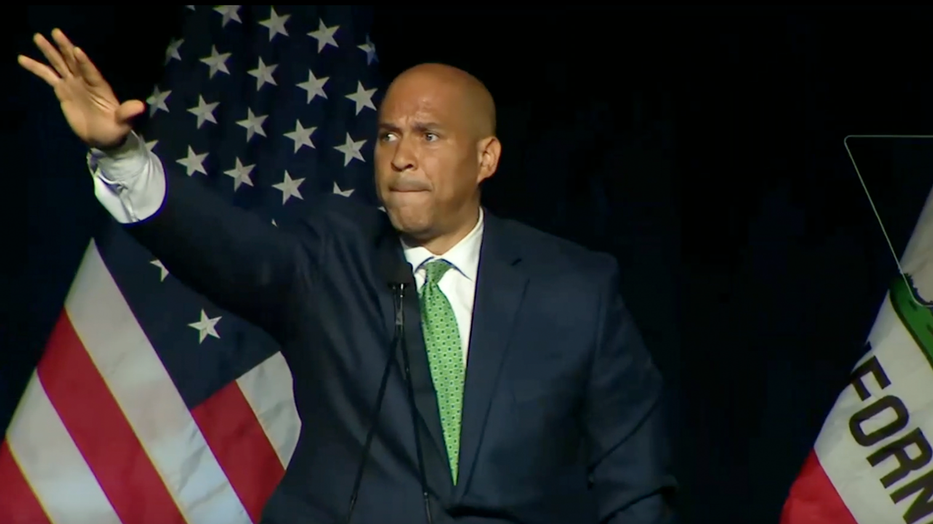 Democrat slammed for alleged 'Nazi salute'  just months after Musk fiasco