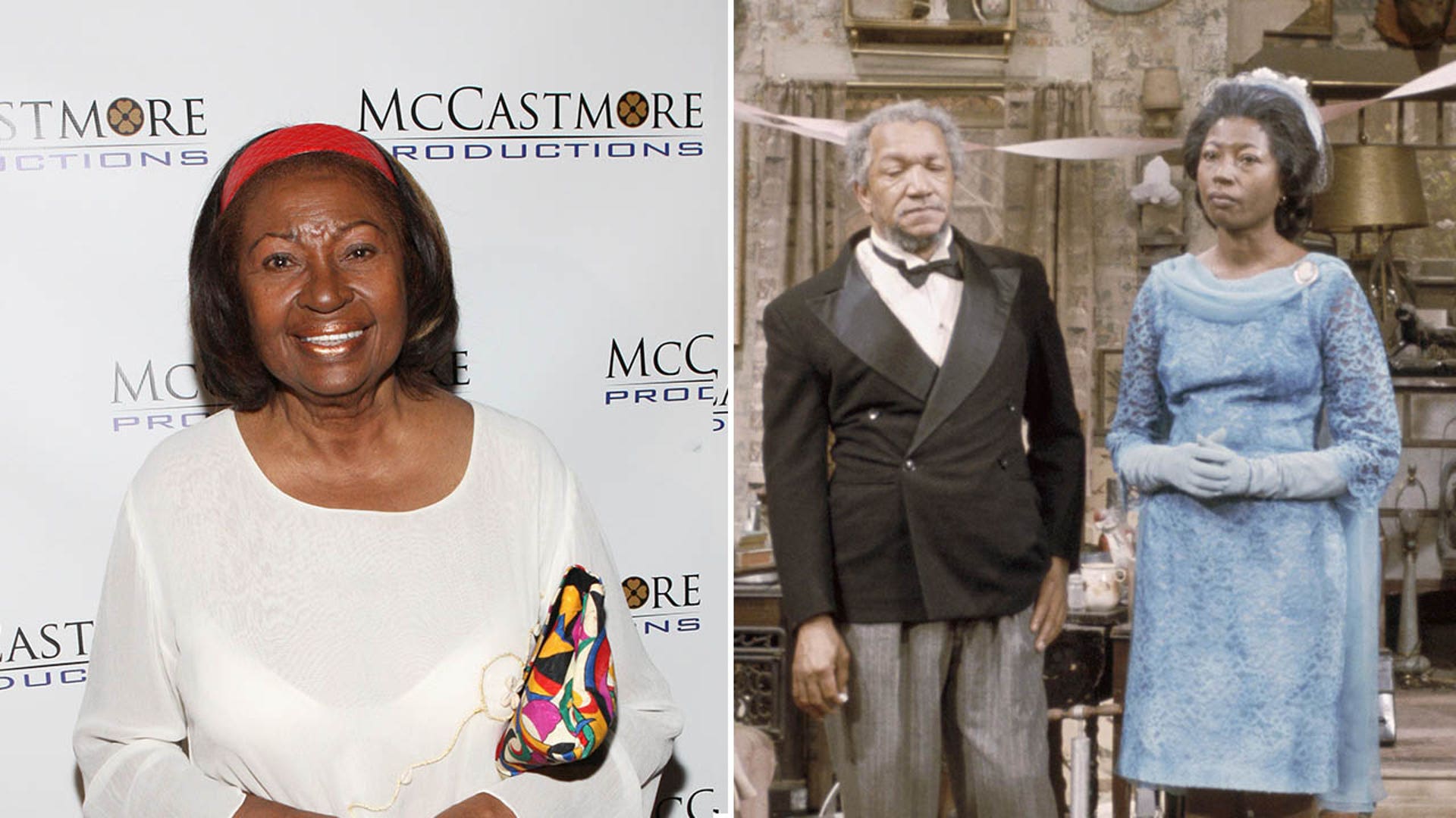 Lynn Hamilton on the red carpet in 2011/ Lynn Hamilton in Sanford and Son