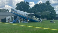 Tennessee skydiving plane crashes moments after takeoff, leaving multiple passengers injured