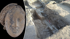 Archaeologists excavate ancient workshop with unfinished sculptures on Greek island