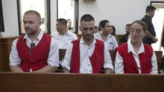 Three British nationals could face death by firing squad for allegedly smuggling cocaine into Indonesia