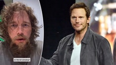 Chris Pratt debuts dramatic new look with fake blood and beard